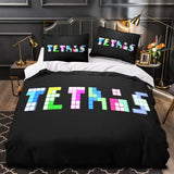 Laden Sie das Bild in den Galerie-Viewer, Tetris Bettwäsche-Set, gemusterter Bettbezug ohne Füllstoff