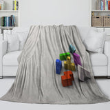 Laden Sie das Bild in den Galerie-Viewer, Tetris Blanket Flannel Fleece Throw Room Decoration