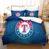 Laden Sie das Bild in den Galerie-Viewer, Texas Rangers Bedding Set Quilt Cover Without Filler