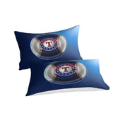 Laden Sie das Bild in den Galerie-Viewer, Texas Rangers Bedding Set Quilt Cover Without Filler