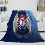 Laden Sie das Bild in den Galerie-Viewer, Texas Rangers Blanket Flannel Throw Room Decoration