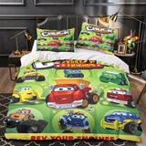 Laden Sie das Bild in den Galerie-Viewer, The Adventures Of Chuck And Friends Bedding Set Duvet Cover Without Filler