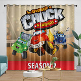 Laden Sie das Bild in den Galerie-Viewer, The Adventures Of Chuck And Friends Curtains Blackout Window Drapes