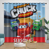 Laden Sie das Bild in den Galerie-Viewer, The Adventures Of Chuck And Friends Curtains Blackout Window Drapes