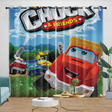 Laden Sie das Bild in den Galerie-Viewer, The Adventures Of Chuck And Friends Curtains Blackout Window Drapes