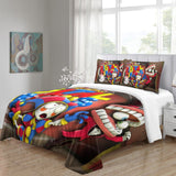 Laden Sie das Bild in den Galerie-Viewer, The Amazing Digital Circus Bedding Set Duvet Cover Without Filler