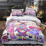 Laden Sie das Bild in den Galerie-Viewer, The Amazing Digital Circus Bedding Set Duvet Cover Without Filler