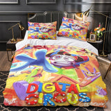 Laden Sie das Bild in den Galerie-Viewer, The Amazing Digital Circus Bedding Set Duvet Cover Without Filler