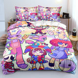 Laden Sie das Bild in den Galerie-Viewer, The Amazing Digital Circus Bedding Set Duvet Cover Without Filler