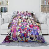 Laden Sie das Bild in den Galerie-Viewer, The Amazing Digital Circus Blanket Flannel Fleece Throw Room Decoration