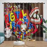 Laden Sie das Bild in den Galerie-Viewer, The Amazing Digital Circus Curtains Blackout Window Drapes