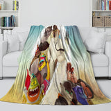 Laden Sie das Bild in den Galerie-Viewer, The Bad Guys 2 Blanket Pattern Flannel Throw Room Decoration