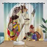 Laden Sie das Bild in den Galerie-Viewer, The Bad Guys 2 Curtains Blackout Window Drapes Room Decoration