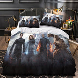 Laden Sie das Bild in den Galerie-Viewer, The Fantastic Four Bedding Set Quilt Duvet Cover Without Filler