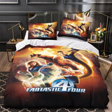 Laden Sie das Bild in den Galerie-Viewer, The Fantastic Four Bedding Set Quilt Duvet Cover Without Filler