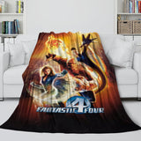 Laden Sie das Bild in den Galerie-Viewer, The Fantastic Four Blanket Flannel Throw Kids Room Decoration