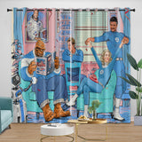 Laden Sie das Bild in den Galerie-Viewer, The Fantastic Four Curtains Blackout Window Drapes Room Decoration