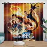 Laden Sie das Bild in den Galerie-Viewer, The Fantastic Four Curtains Blackout Window Drapes Room Decoration