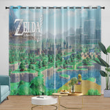 Laden Sie das Bild in den Galerie-Viewer, The Legend of Zelda Echoes of Wisdom Curtains Blackout Window Drapes