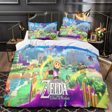 Laden Sie das Bild in den Galerie-Viewer, The Legend of Zelda Echoes of Wisdom Duvet Cover Bedding Set Without Filler