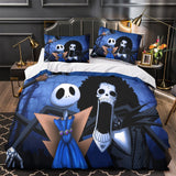 Laden Sie das Bild in den Galerie-Viewer, The Nightmare Before Christmas Bettwäsche-Set, Bettbezug ohne Füllmaterial