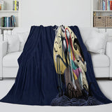 Laden Sie das Bild in den Galerie-Viewer, The Nightmare Before Christmas Blanket Flannel Fleece Pattern Throw