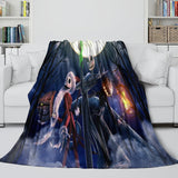 Laden Sie das Bild in den Galerie-Viewer, The Nightmare Before Christmas Blanket Flannel Fleece Throw Room Decoration