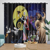 Laden Sie das Bild in den Galerie-Viewer, The Nightmare Before Christmas Curtains Blackout Window Drapes Room Decoration