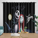 Laden Sie das Bild in den Galerie-Viewer, The Nightmare Before Christmas Curtains Blackout Window Drapes Room Decoration