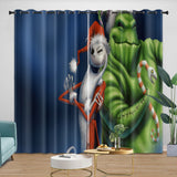 Laden Sie das Bild in den Galerie-Viewer, The Nightmare Before Christmas Curtains Pattern Blackout Window Drapes