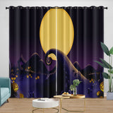 Laden Sie das Bild in den Galerie-Viewer, The Nightmare Before Christmas Curtains Pattern Blackout Window Drapes