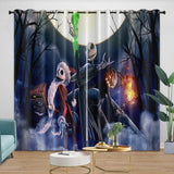 Laden Sie das Bild in den Galerie-Viewer, The Nightmare Before Christmas Curtains Pattern Blackout Window Drapes