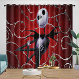 Laden Sie das Bild in den Galerie-Viewer, The Nightmare Before Christmas Curtains Pattern Blackout Window Drapes