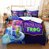 Laden Sie das Bild in den Galerie-Viewer, Bettwäsche-Set „Küss den Frosch“ mit Muster, Bettbezug ohne Füllstoff