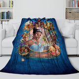 Laden Sie das Bild in den Galerie-Viewer, The Princess and the Frog Blanket Flannel Fleece Throw Room Decoration