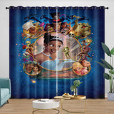 Laden Sie das Bild in den Galerie-Viewer, The Princess and the Frog Curtains Blackout Window Drapes Room Decoration