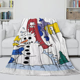 Laden Sie das Bild in den Galerie-Viewer, The Simpsons Blanket Flannel Fleece Kids Room Decoration