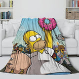 Laden Sie das Bild in den Galerie-Viewer, The Simpsons Blanket Flannel Fleece Kids Room Decoration