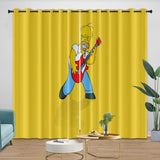 Laden Sie das Bild in den Galerie-Viewer, The Simpsons Curtains Blackout Window Drapes Kids Room Decoration