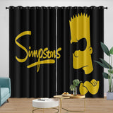 Laden Sie das Bild in den Galerie-Viewer, The Simpsons Curtains Blackout Window Drapes Kids Room Decoration