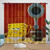 Laden Sie das Bild in den Galerie-Viewer, The SpongeBob Movie Search for SquarePants Curtains Blackout Window Drapes