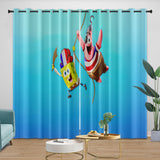 Laden Sie das Bild in den Galerie-Viewer, The SpongeBob Movie Search for SquarePants Curtains Blackout Window Drapes