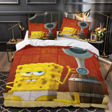 Laden Sie das Bild in den Galerie-Viewer, The SpongeBob Movie Search for SquarePants Duvet Cover Bedding Set Without Filler