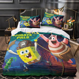 Laden Sie das Bild in den Galerie-Viewer, The SpongeBob Movie Search for SquarePants Duvet Cover Bedding Set Without Filler