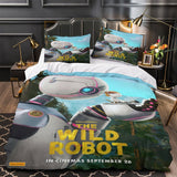 Laden Sie das Bild in den Galerie-Viewer, The Wild Robot Bedding Set Pattern Quilt Cover Without Filler