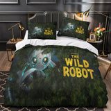 Laden Sie das Bild in den Galerie-Viewer, The Wild Robot Bedding Set Pattern Quilt Cover Without Filler