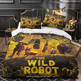 Laden Sie das Bild in den Galerie-Viewer, The Wild Robot Bedding Set Pattern Quilt Cover Without Filler