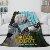 Laden Sie das Bild in den Galerie-Viewer, The Wild Robot Blanket Flannel Fleece Throw Room Decoration