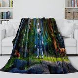 Laden Sie das Bild in den Galerie-Viewer, The Wild Robot Blanket Flannel Fleece Throw Room Decoration