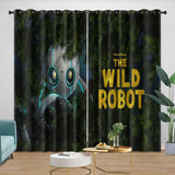 Laden Sie das Bild in den Galerie-Viewer, The Wild Robot Curtains Blackout Window Drapes Room Decoration